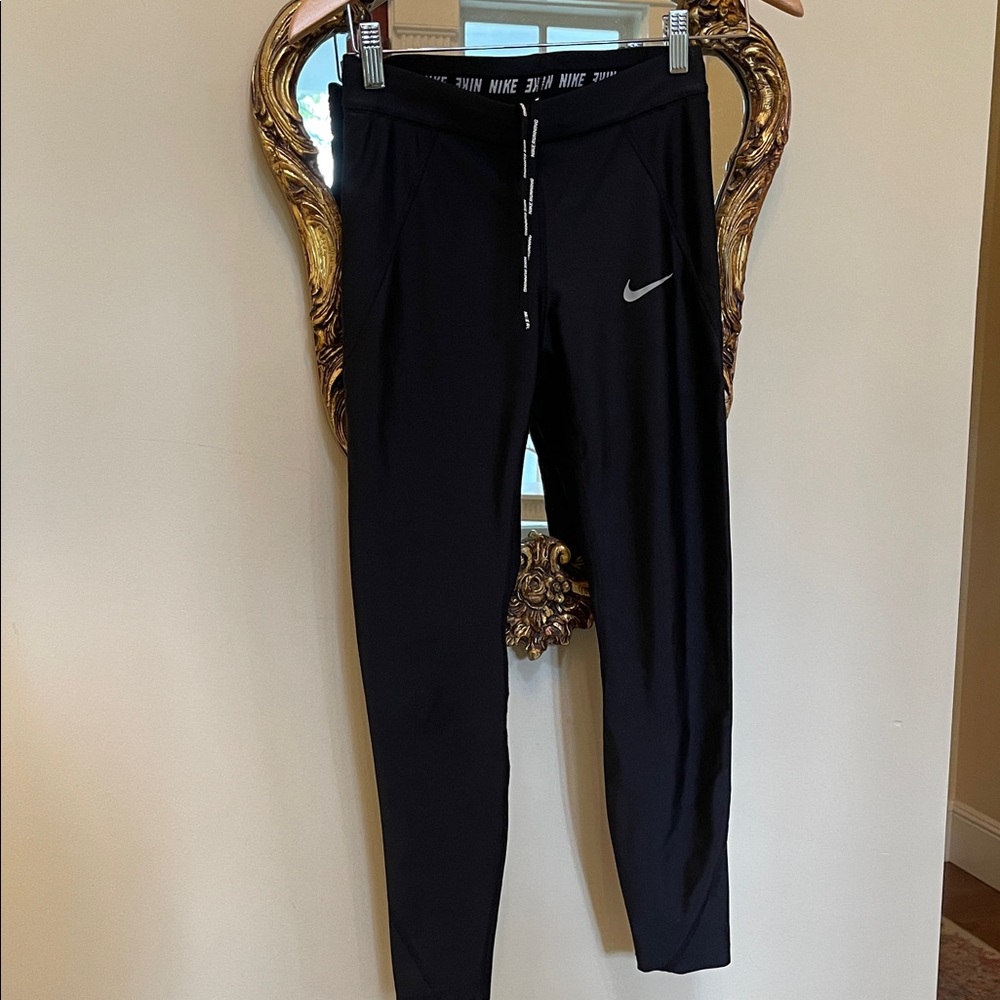 Nike Black Dri Fit Athletic Running Pants Size Small